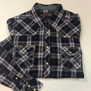 ROCK & ROLL COWBOY LONG SLEEVE PEARL BUTTON DOWN S